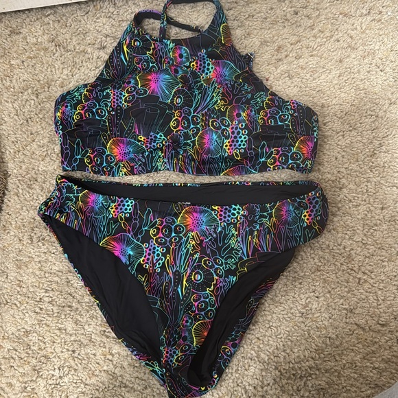 MeUndies Electric Reef Bikini Set Size Mediu - Picture 3 of 5